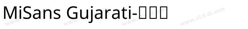 MiSans Gujarati字体转换